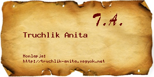 Truchlik Anita névjegykártya